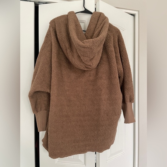 Hooded Teddy Cardigan Jacket - Picture 3 of 8